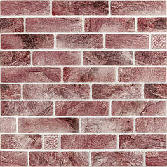 Панель стінова 700*700cm*4mm клінкер рожева глина (D) SW-00002005