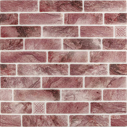 Панель стінова 700*700cm*4mm клінкер рожева глина (D) SW-00002005, фото 1