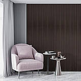 Рейка декоративна WPC стінова 3000х160х23мм Венге SW-00001537, фото 8