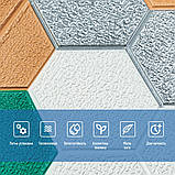 Панель стінова 3D 700х700х4мм Мозаїка зелено-жовта SW-00002015, фото 4