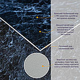 Декоративна ПВХ плита 600х600х3мм Чорний мармур (S) SW-00001625, фото 2