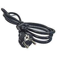 Мережевий шнур для ноутбуків 1,8м 3х0,75 мм2 (мідь) у пакеті.