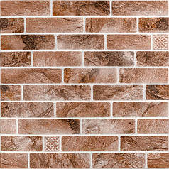 Панель стеновая 670х680х4мм Клинкер песчано-коричневый (D) SW-00002004