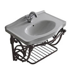 Консоль підвісна з ретро раковиною 65 см GALASSIA Ethos 8432 8470