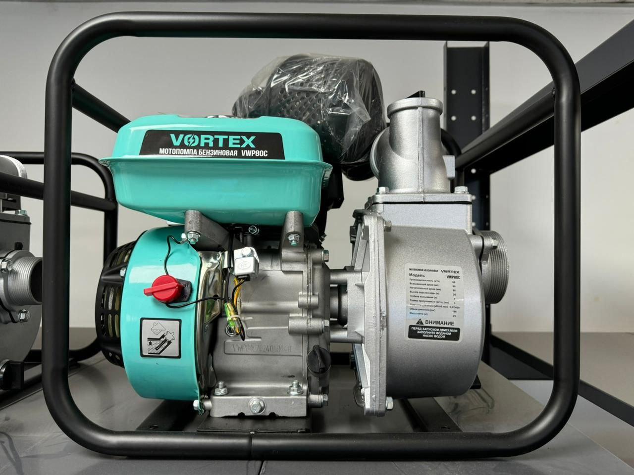 Мотопомпа бензинова VORTEX VWP80C, фото 1