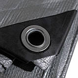 Тент 160 г/м2 5 мх8м "PLANDEKA" покривний тарпауліновий захисний тент від дощу, снігу, сонця для дачі, авто, бас, фото 7