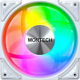 Популярний! Кулер до корпусу MONTECH METAL PRO 12 ARGB PWM WHT - Краща якість тільки на Nukleon.com.ua, фото 3