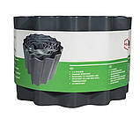 Бордюрна стрічка 15 см 9 метрів сіра посилена VARTCO (Польща) для газонів, клумб і декоративного оформлення, фото 2