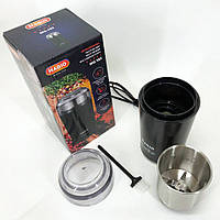 Побутовий подрібнювач кавових зерен MAGIO MG-193, Електрична кавомолка для турки, PU-670 Ручна кавомолка