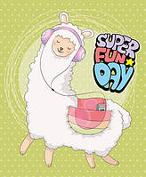 Блокнот 104*124 96 арк тв палітурка клітинка мат лам уф лак Super Fun Day