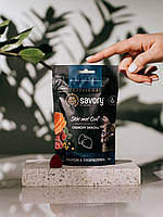Хрусткі ласощі Savory для здоров'я шкіри та шерсті, лосось із малиною 50 г, фото 5