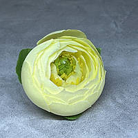 Бутон півонії 4см, колір- світло-жовтий, арт 010812, поштучно, Світло-жовтий