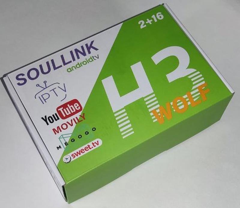 Приставка андроїд Smart TV Soullink Н3 2/16 Гб Приставки для цифрового тв, TV-box ОС Android 10