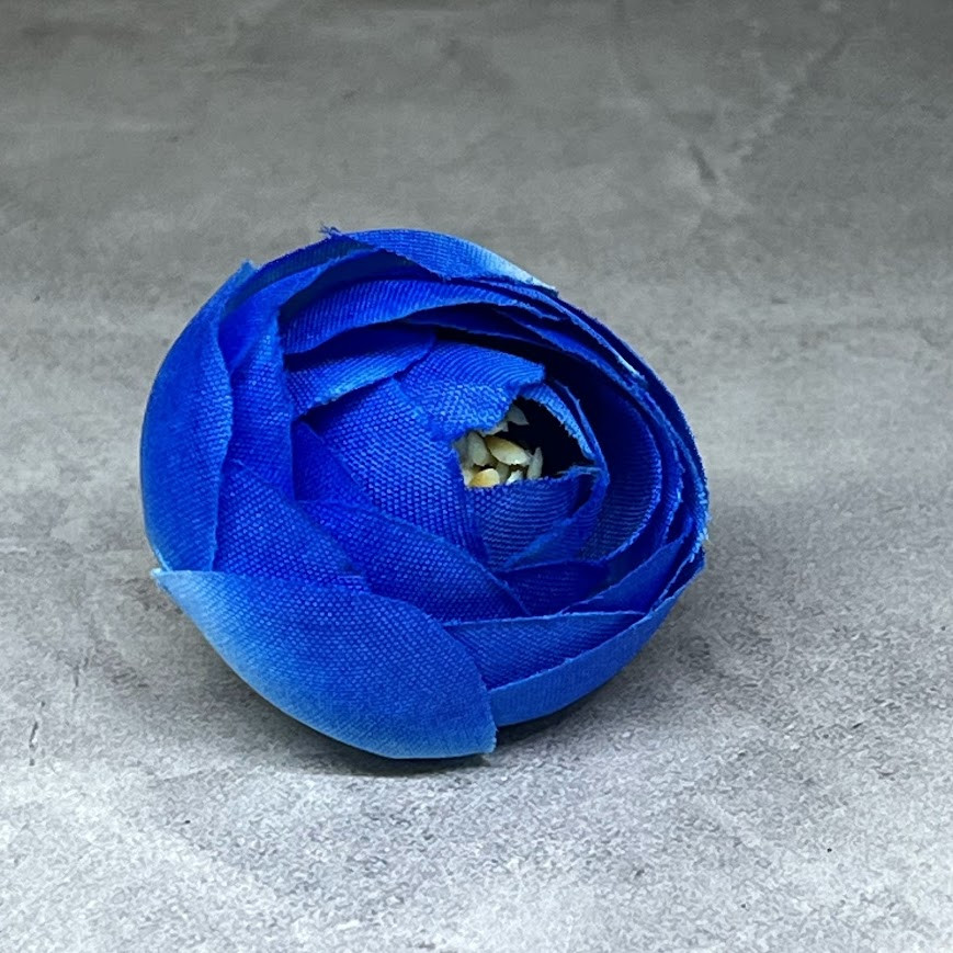 Бутон півонії 3,5 см, колір -синій, арт 016310, поштучно, Синій, фото 1