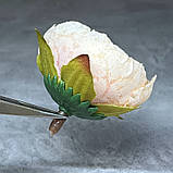 Бутон півонії, колір- персиковий (мармуровий), розмір 4 см, арт 017374, поштучно, Персиковий, фото 2