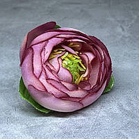 Бутон півонії 4 см, колір- бордовий (блідий), арт 017375, поштучно, Бордовий