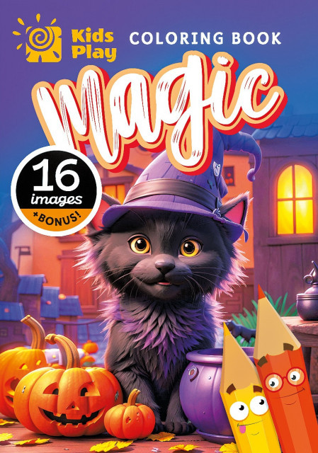 Розмальовка 16 малюнків Магія