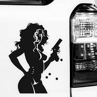 Наклейка на авто Bad Girl #4