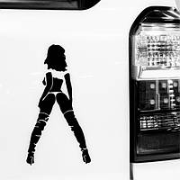 Наклейка на авто Bad Girl #5