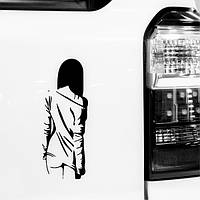 Наклейка на авто Bad Girl #7