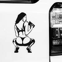 Наклейка на авто Bad Girl #8