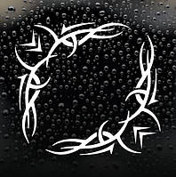 Наклейки на автомобіль, куточки на бічні скла Citroen