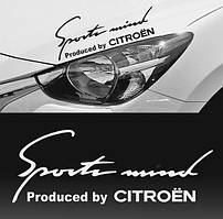 Наклейка на авто — Citroen Sports Mind