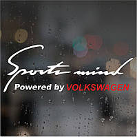 Наклейки на автомобіль VOLKSWAGEN Sports Mind
