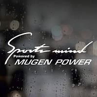 Вінілова наклейки на автомобіль Honda Mugen Sports Mind
