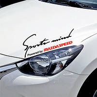 Вінілова наклейка на автомобіль MazdaSpeed Sports Mind
