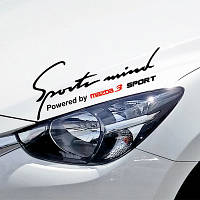Наклейки на автомобіль Mazda 3 Sports Mind