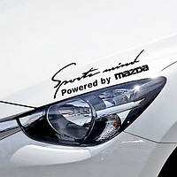 Вінілова наклейка на капот Mazda Sports Mind