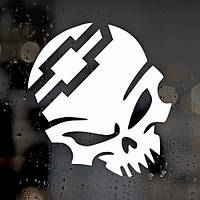 Вінілова наклейка на автомобіль — Череп Chevrolet