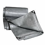 Тент поліпропіленовий 160 г/м2 4 м х 5 м "PLANDEKA" від сонця, дощу, вітру та снігу, захисне покриття для дачі, фото 2