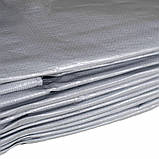 Тент поліпропіленовий 160 г/м2 4 м х 5 м "PLANDEKA" від сонця, дощу, вітру та снігу, захисне покриття для дачі, фото 4