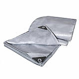 Тент поліпропіленовий 160 г/м2 4 м х 5 м "PLANDEKA" від сонця, дощу, вітру та снігу, захисне покриття для дачі, фото 5