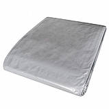 Тент поліпропіленовий 160 г/м2 4 м х 5 м "PLANDEKA" від сонця, дощу, вітру та снігу, захисне покриття для дачі, фото 7