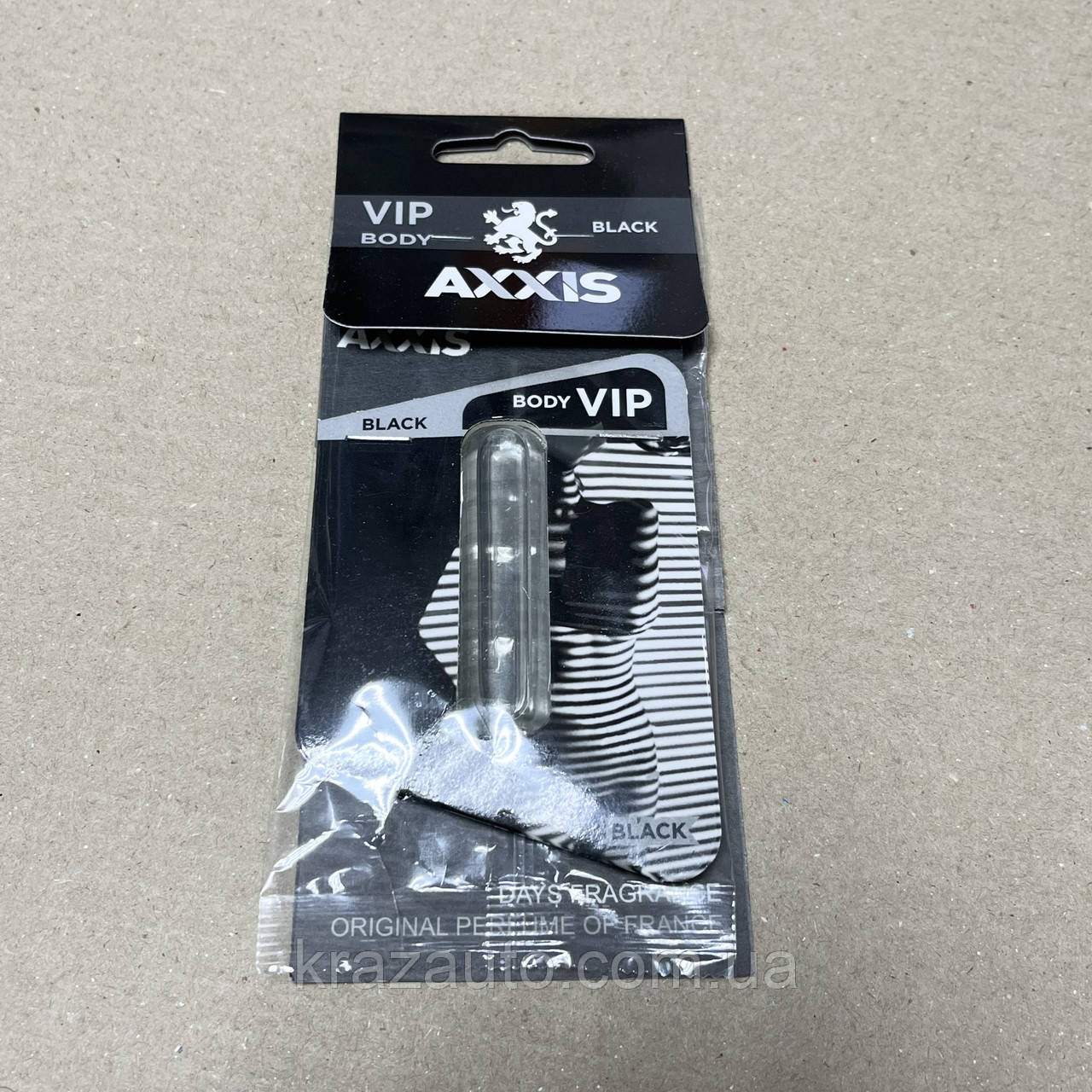 Ароматизатор AXXIS "VIP BODY" BLACK. AX-2141 BLACK. AX-2141 BLACK