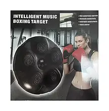 Музична боксерська мішень Intelligent music boxing target мішень для боксу рукавички 9 режимів Чорний 5 Вт YU227, фото 6