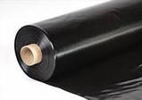 Плівка чорна 30 мкм 0.7 м*1000м для мульчування полуниці, малини, помідор і дерев, поліетиленова мульчир, фото 3