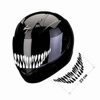 Наклейки на шолом — Зуби