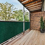 Затінювальна сітка 3 м*5м 45% з люверсами для рослин, навісів і альтанок — сонцезахисна фасадна сітка, фото 7