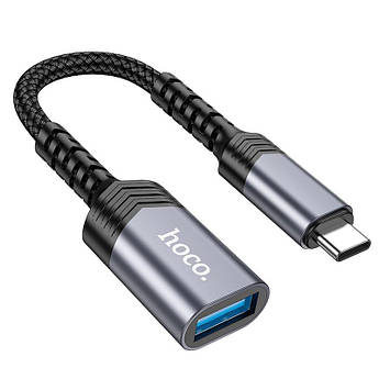 Перехідник Hoco Type-C to USB3.0 адаптер OTG UA24 Black