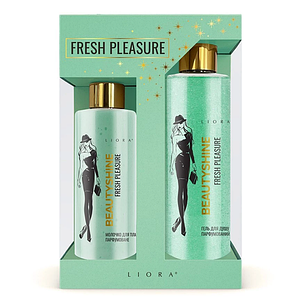 Набір для жінок косметичний Liora Fresh Pleasure 250+200 мл. (гель для душу + молочко для тіла)