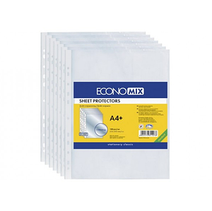 Файл ECONOMIX A4 40 мкм 100 штук глянсовий (E31107)