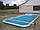 Композитний басейн Ріо з СПА Розмір: 8,50 х 3,50 х 1,00 - 1,65 м, фото 2