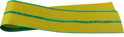 Термоусаджувальна трубка 70,0/35,0 шт.(1м) жовто-зелена, фото 2
