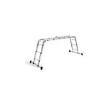 Алюмінієва драбина трансформер шарнірна Basic 4х3 чотирисекційна універсальна драбина для дому, фото 5