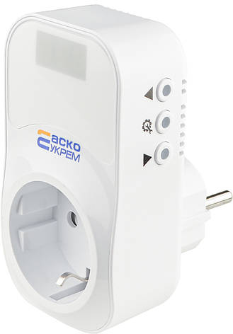 Реле контролю напруги розеткове  URate S-16  AC 230V 16A, фото 1