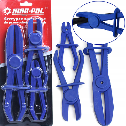 Набір затискачів для шлангів та патрубків Mar-pol M50090, фото 1